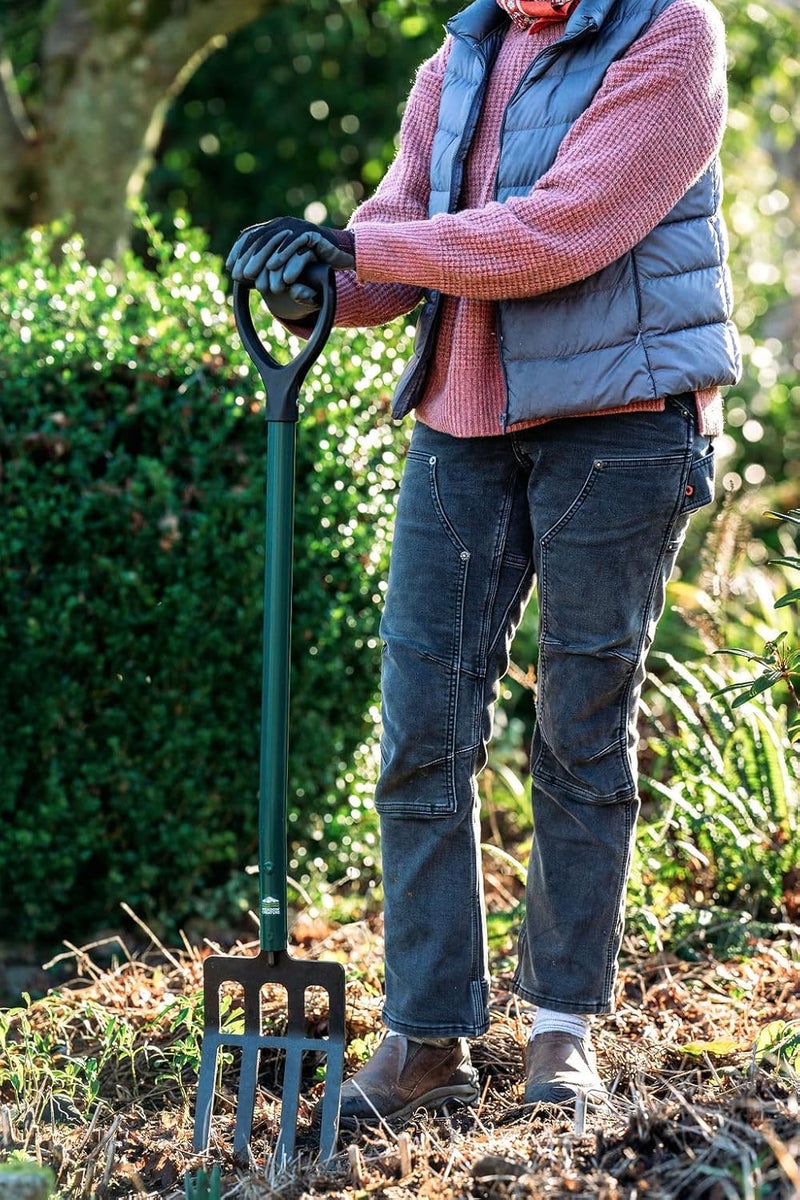 Meadow Creature Steel-Handle Garden Fork, 42 Inch Tall, High-Strength Steel Construction - Image 4